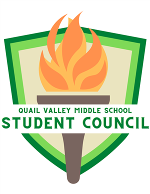 This is the QVMS Student Council logo.